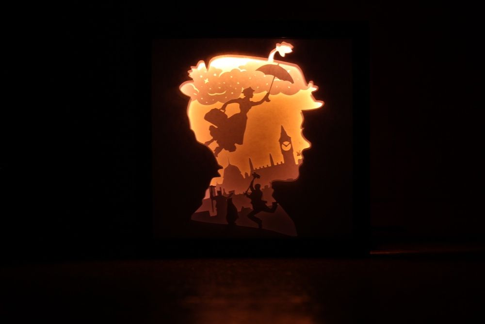 Luz de presença / decoração Fortnite, Stranger Things, Mary Poppins...