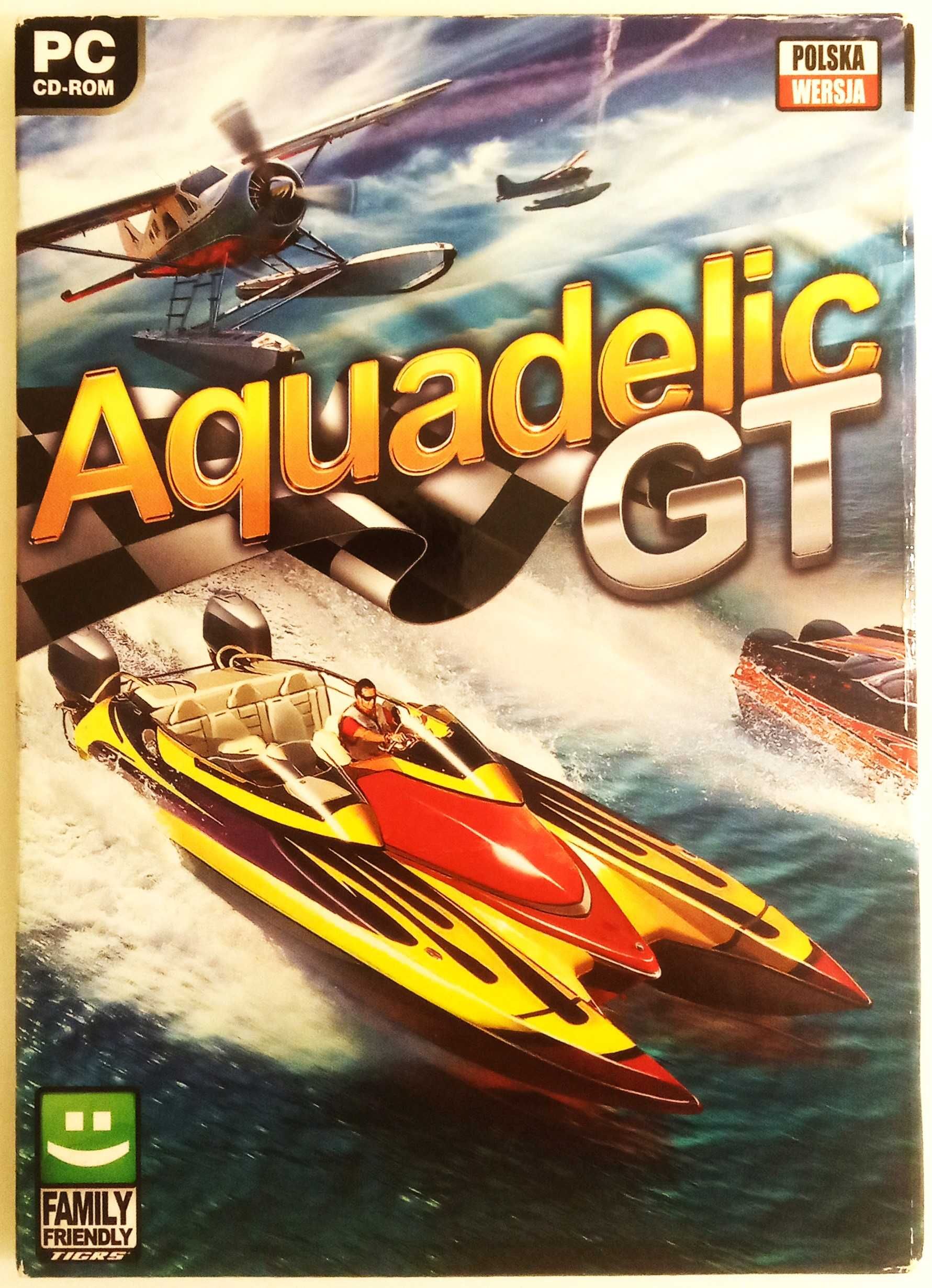 Gra na PC CD-ROM Aquadelic GT - Łodzie motorowe Wyścigi