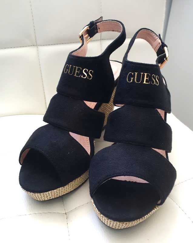 Guess lekkie sandały koturny r. 39 nowe