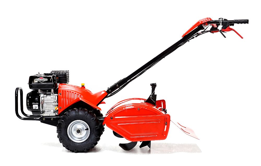 MOCNA Glebogryzarka z napędem HORTMASZ 7KM LONCIN 212cc +PŁUG+KONSOLA