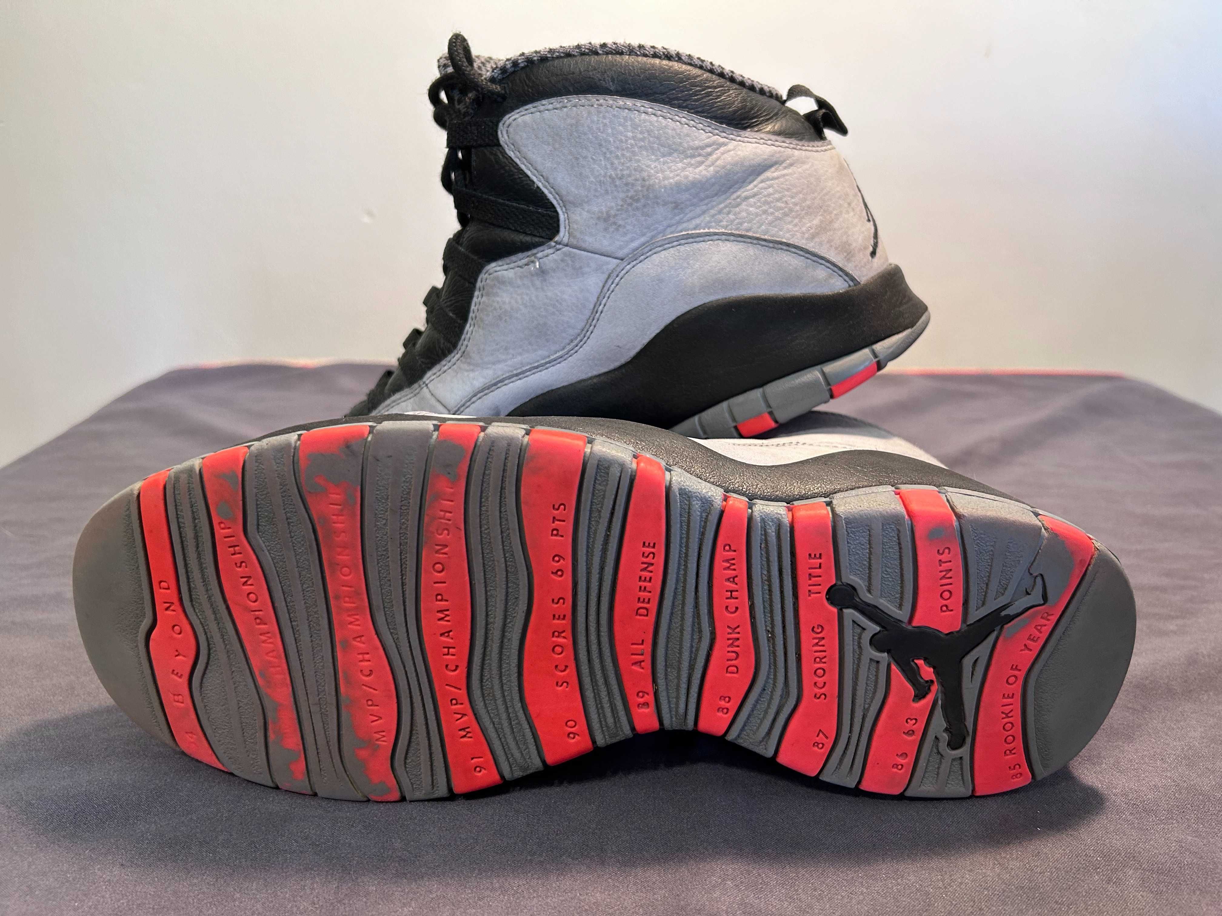 Nike Air Jordan Retro 10 X Cool grey infrared black
