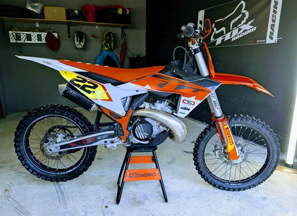 KTM SX 250 2T 2023 rok, musy, One Gripper. Stan b.dobry. SXF SX EXC