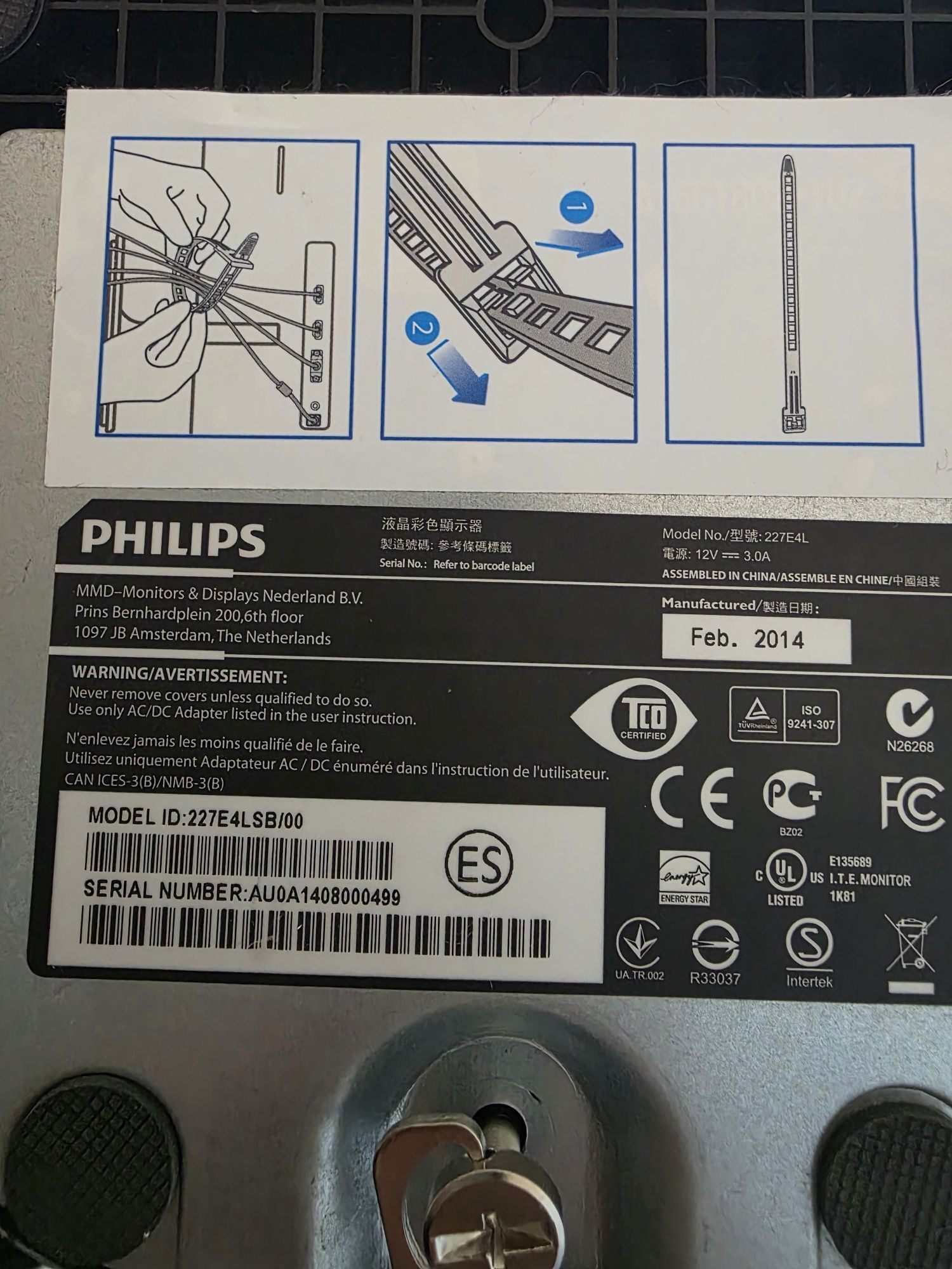 Monitor Philips 227e4LSB