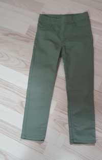 Spodnie rurki H&M Tregginsy r.110 khaki