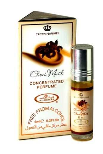Арабские масляные роликовые духи CHOCO MUSK из ОАЭ с афродизиакоми 6мл
