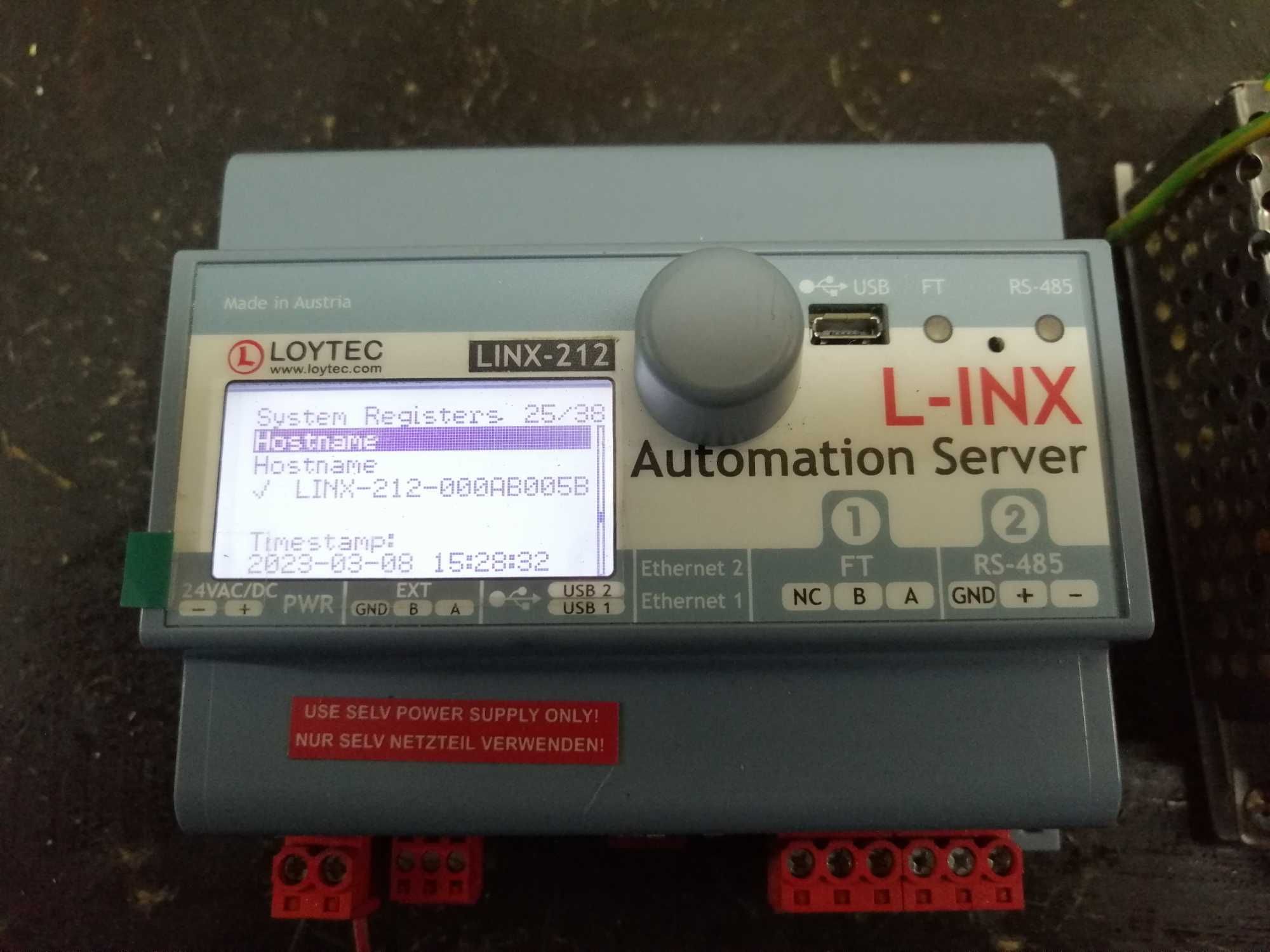 Automatismo Loytec linx -212