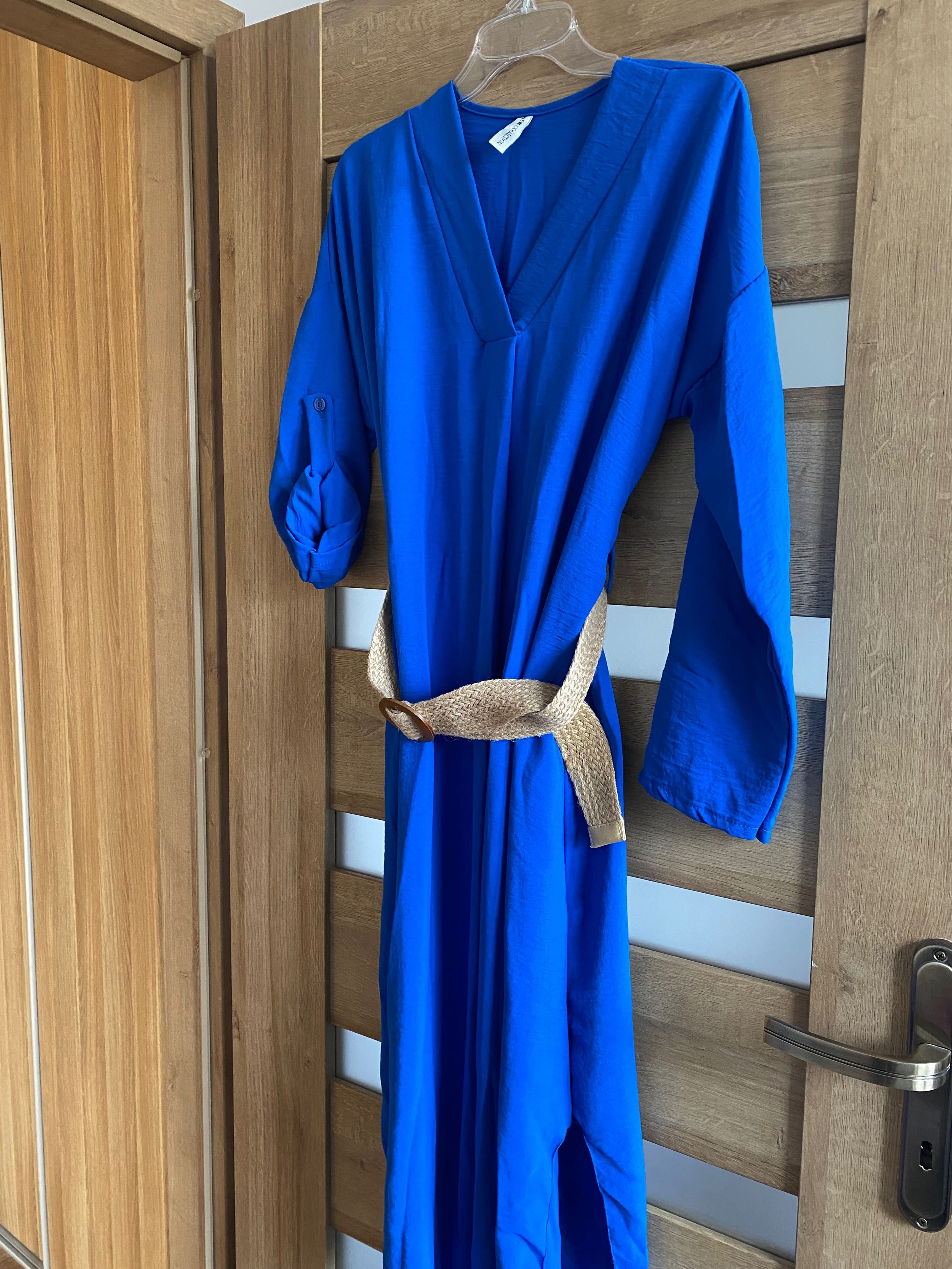 Sukienka XL niebieska