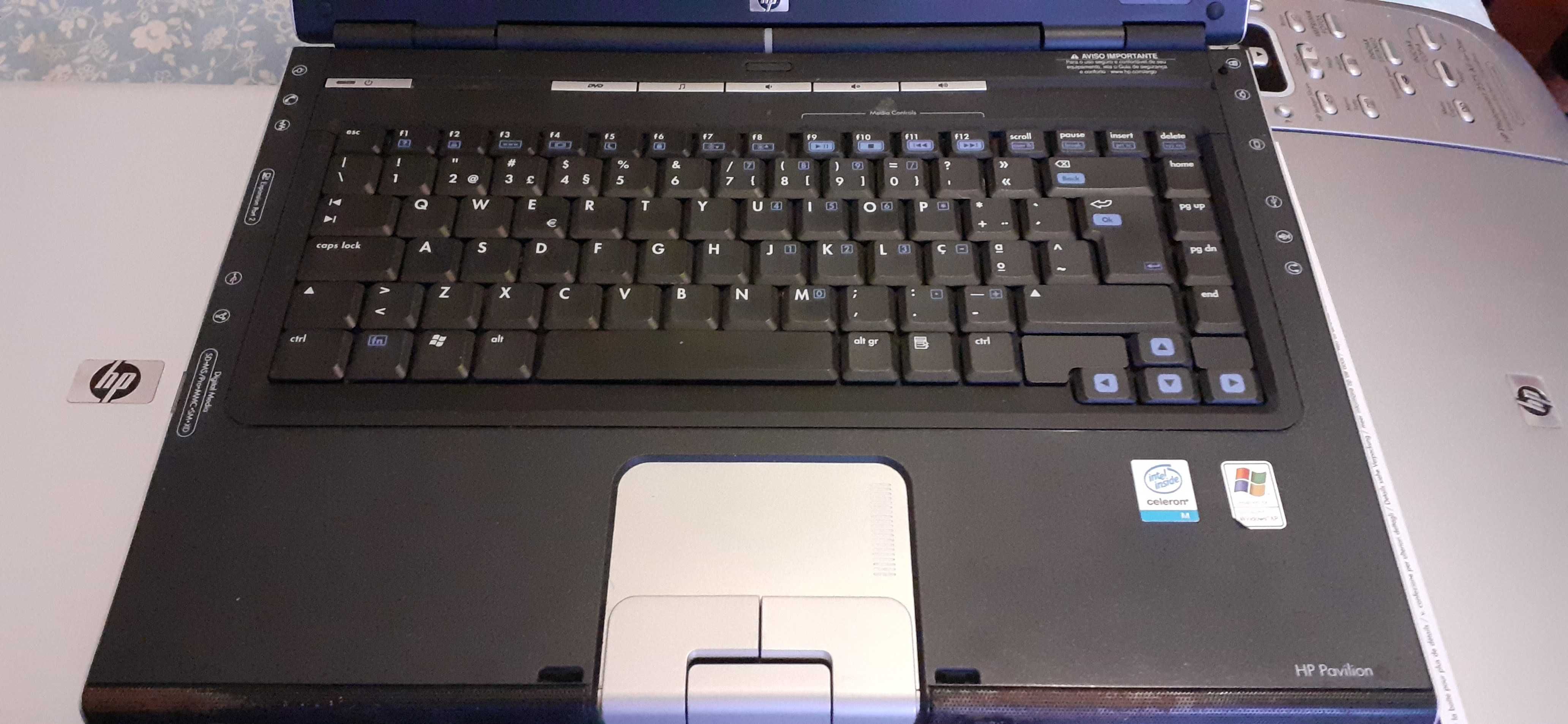 2 Impressoras HP para peças ou uso, e portátil para peças