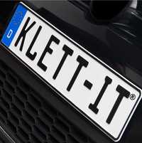 Klett-it x2 mocowanie tablicy rejestracyjnej na rzepy