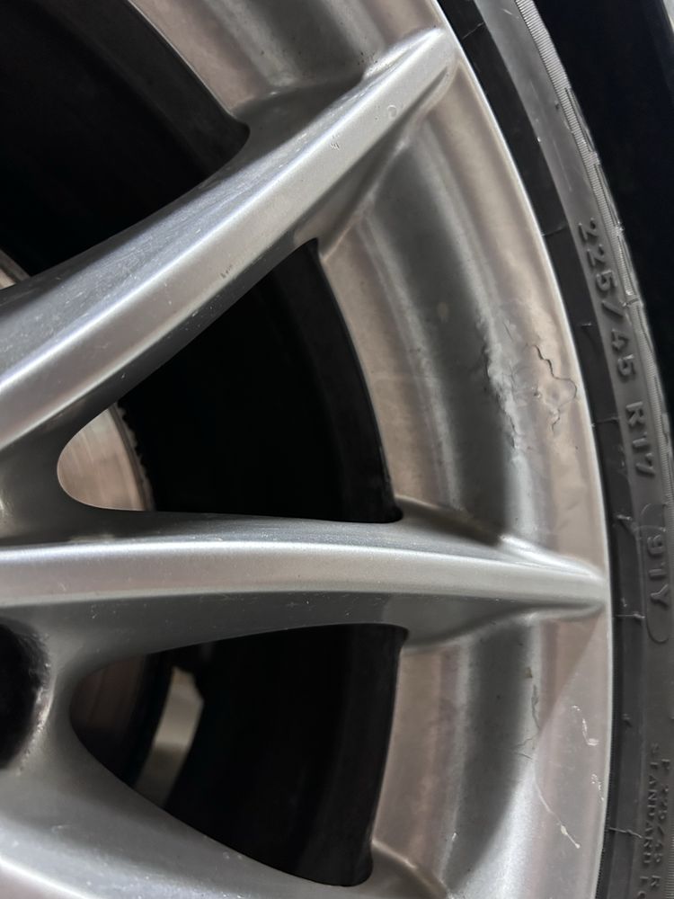 Felgi 5x120 r.17 et32, opony pirelli
