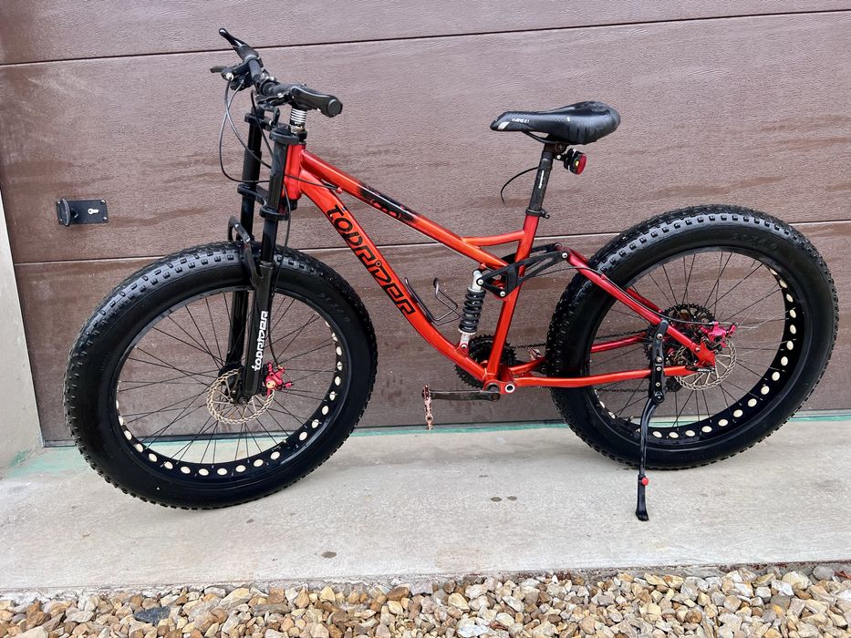 Rower fatbike 26” okazja full suspension