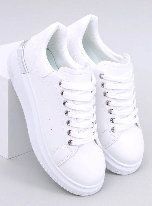 Sneakersy Damskie Raclei White