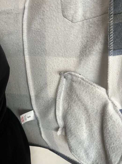 Рубашка кофта на флісі тепла, клітинка, клетка