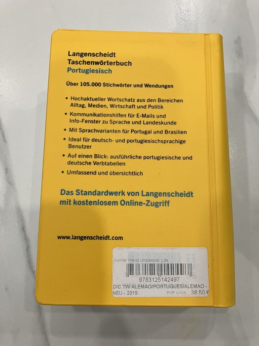 Dicionario Langenscheidt Portugues-Alemão - Edição de 2020