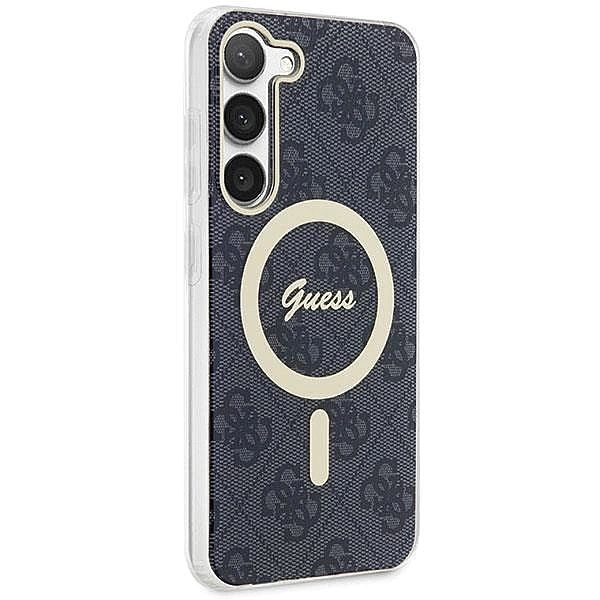 Etui Guess 4G MagSafe do Samsung Galaxy S23 - czarne