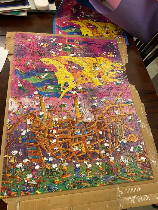 Puzzle 1500 peças Mordillo Save The Ship!