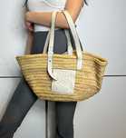 Loewe Torebka Basket Bag Tote Cloth Big Logo High End Summer