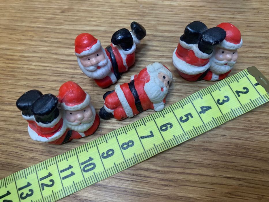 Статуетка міні санта клаус порцеляна фарфор фігурка вінтаж дед мороз