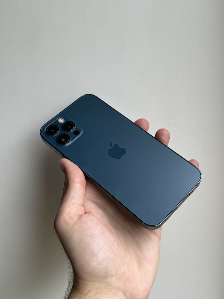 iPhone 12 Pro 128 Gb Pacific Blue Neverlock АКБ 89% отличное состояние