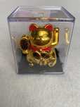 Kot Mini Maneki-Neko/Lucky Cat/machający łapka, Złoty/Gold