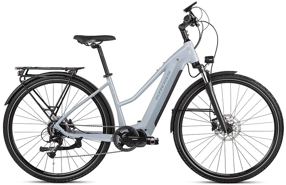 Rower elektryczny trekkingowy damski Kross Trans Hybrid 4.0/504WH Pełn