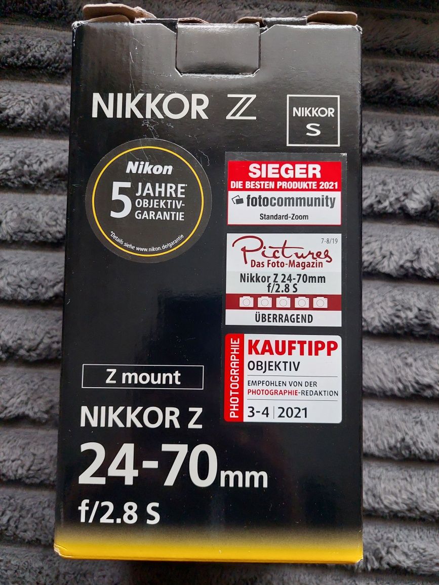 Об'єктив до фотоапарата nikon Nikkor Z 24-70 mm f/2.8 s