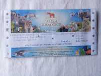 Bilhete Jardim Zoológico Lisboa 2012