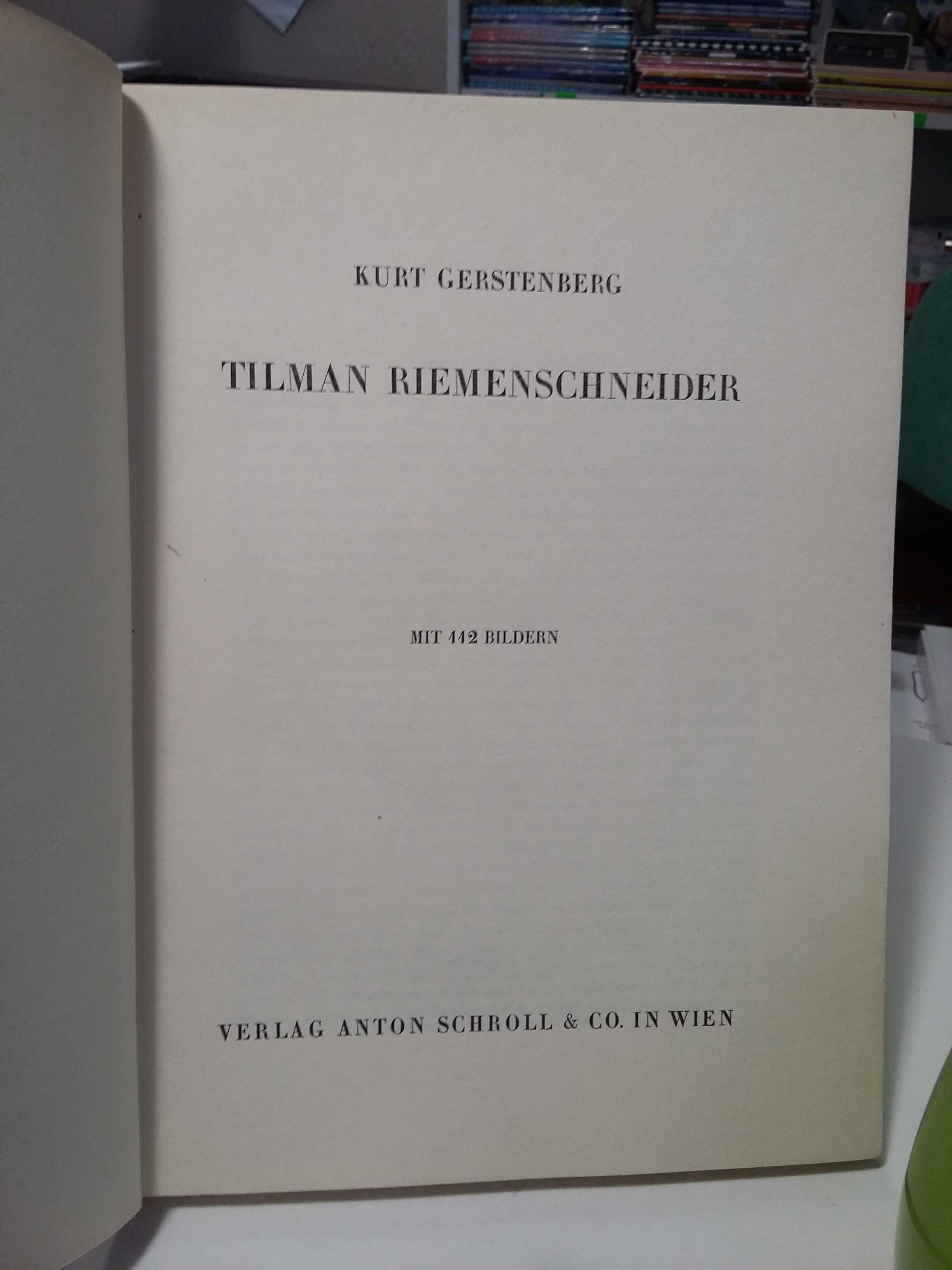 Tilman Riemenschneider rzeźba gotyk album 1941