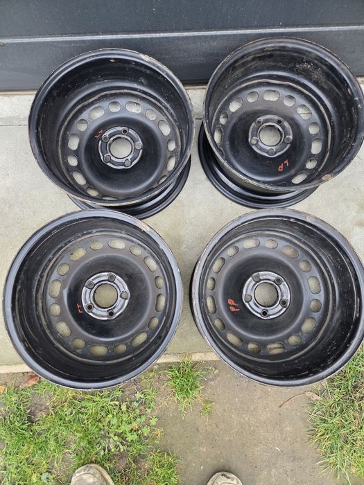 Felgi stalowe 16 Citroen C5x7 plus kołpaki