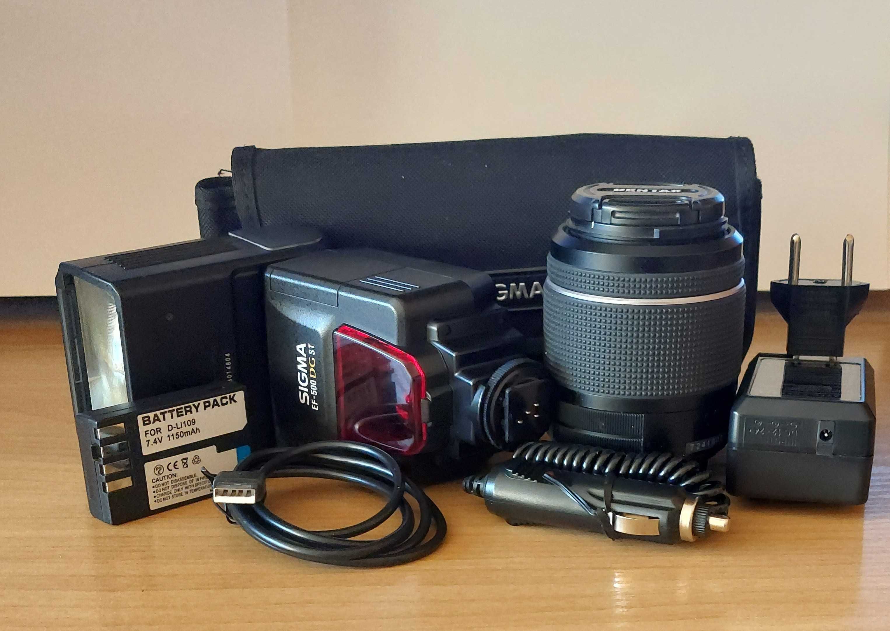 PENTAX K-S2 mały przebieg +2obiektywy,lampa błyskowa,2torby