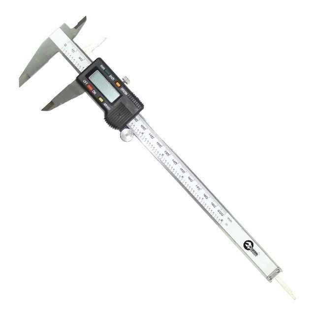 Штангенциркуль електронний металевий 150 мм INTERTOOL MT-3006