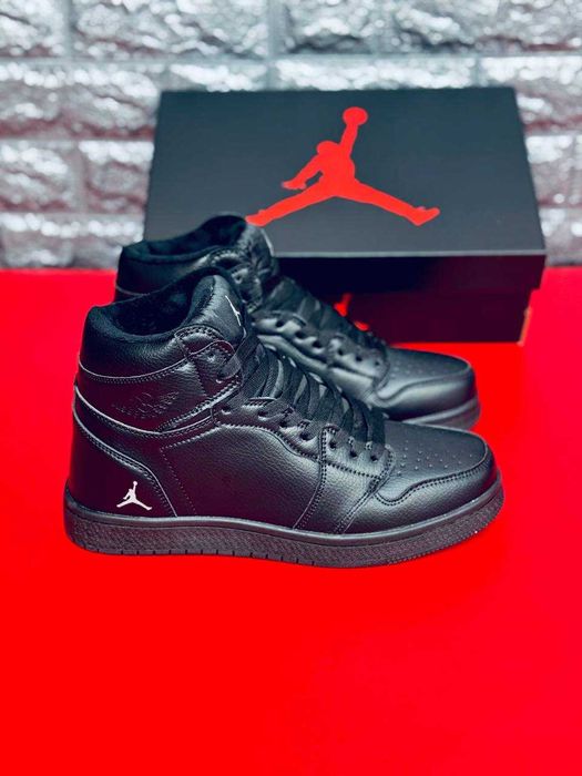 Мужские зимние кроссовки jordan black ликвидация склада успей купить