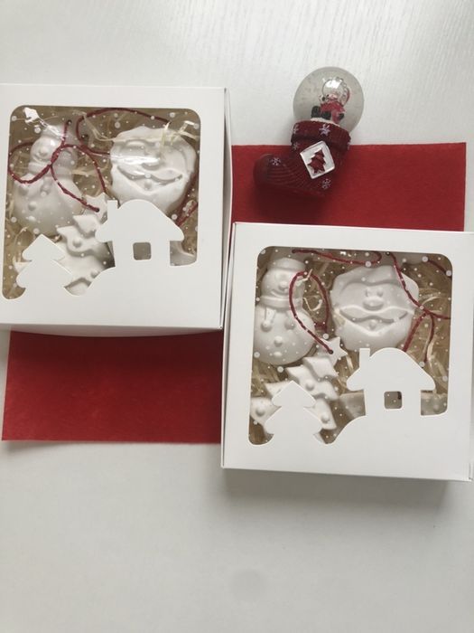 Гіпсові новорічні фігурки