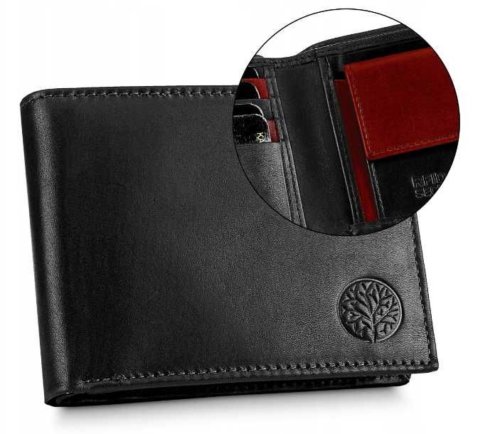 Betlewski portfel skóra naturalna BPM-VTCC-66 CZARNY mężczyzna ttst178