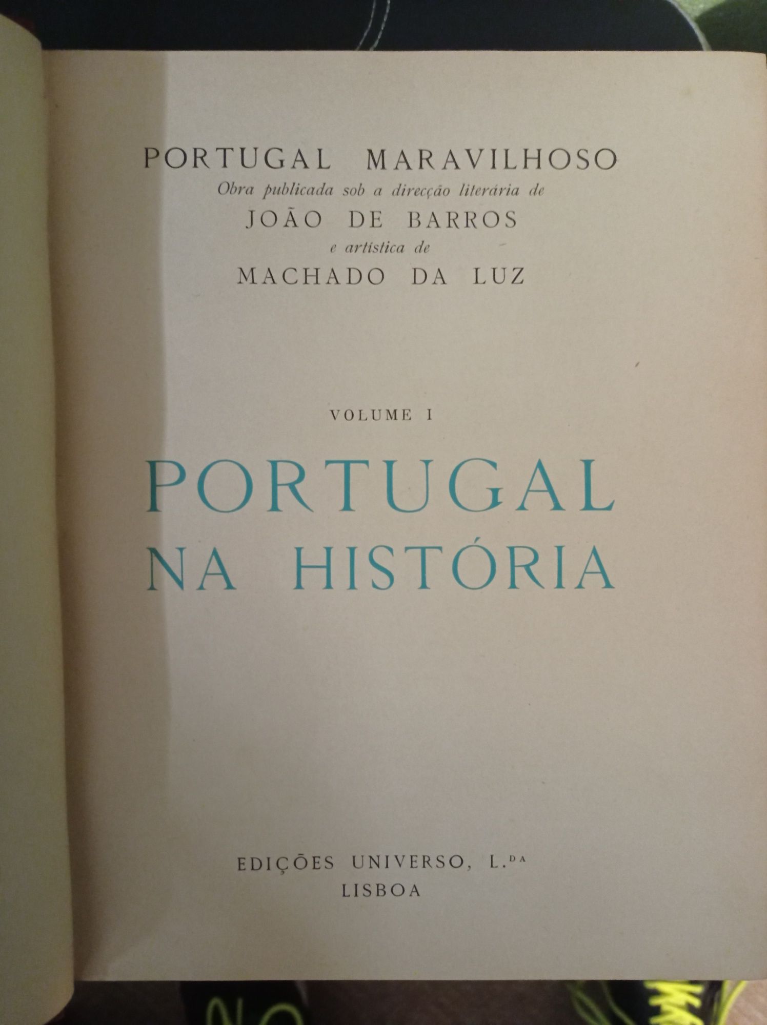 Livros "Portugal Maravilhoso" - 4 volumes (1953)