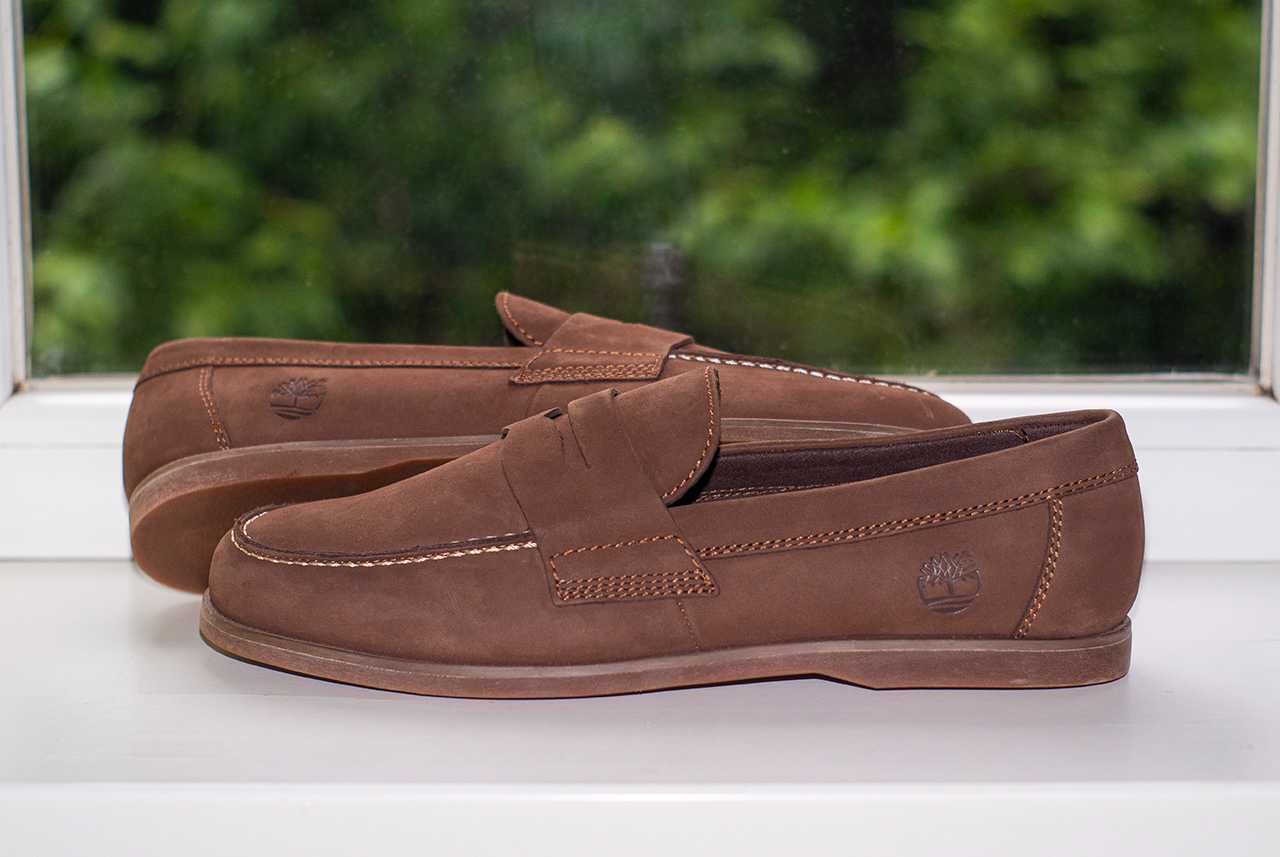 ‼️Мокасини, лофери, сліпони Timberland TB0A5U65 Brown 46 р оригінал