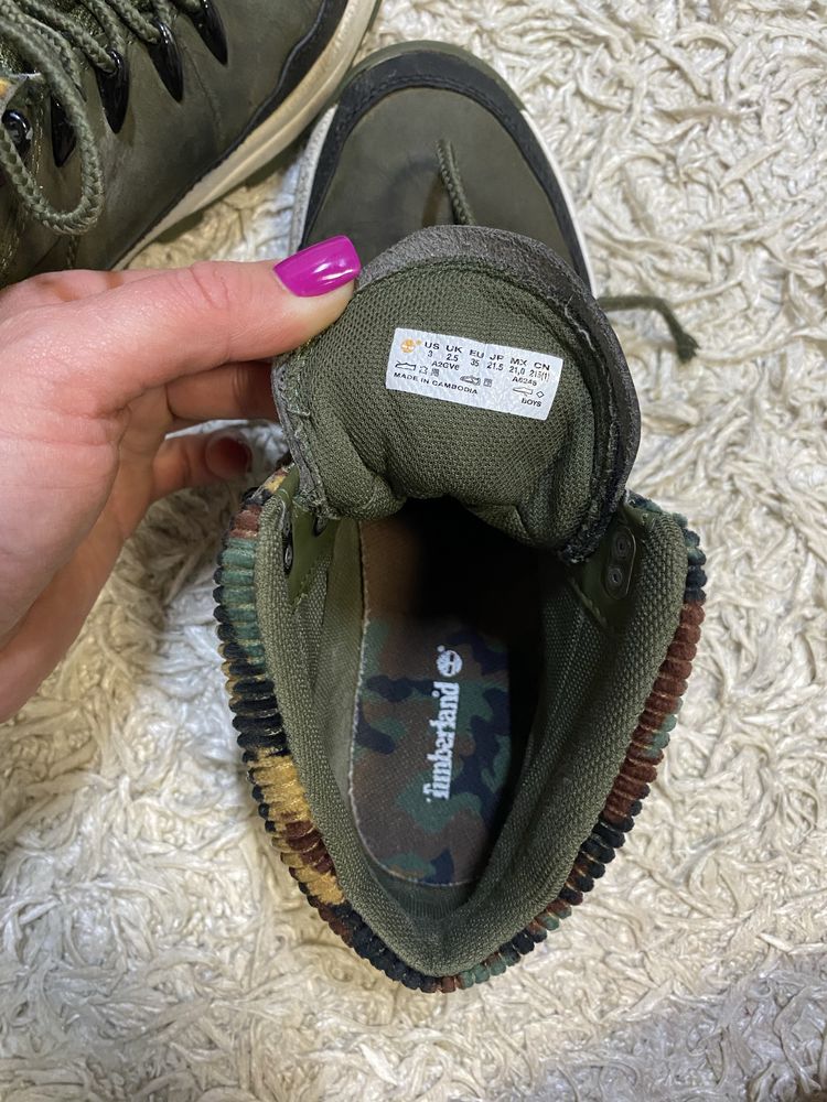 Кросы/боты/ Timberland на мальчика оригинал 35 размер