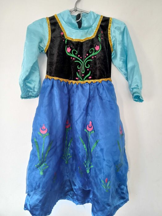 Anna Kraina Lodu sukienka kostium przebranie strój r. 128 cm