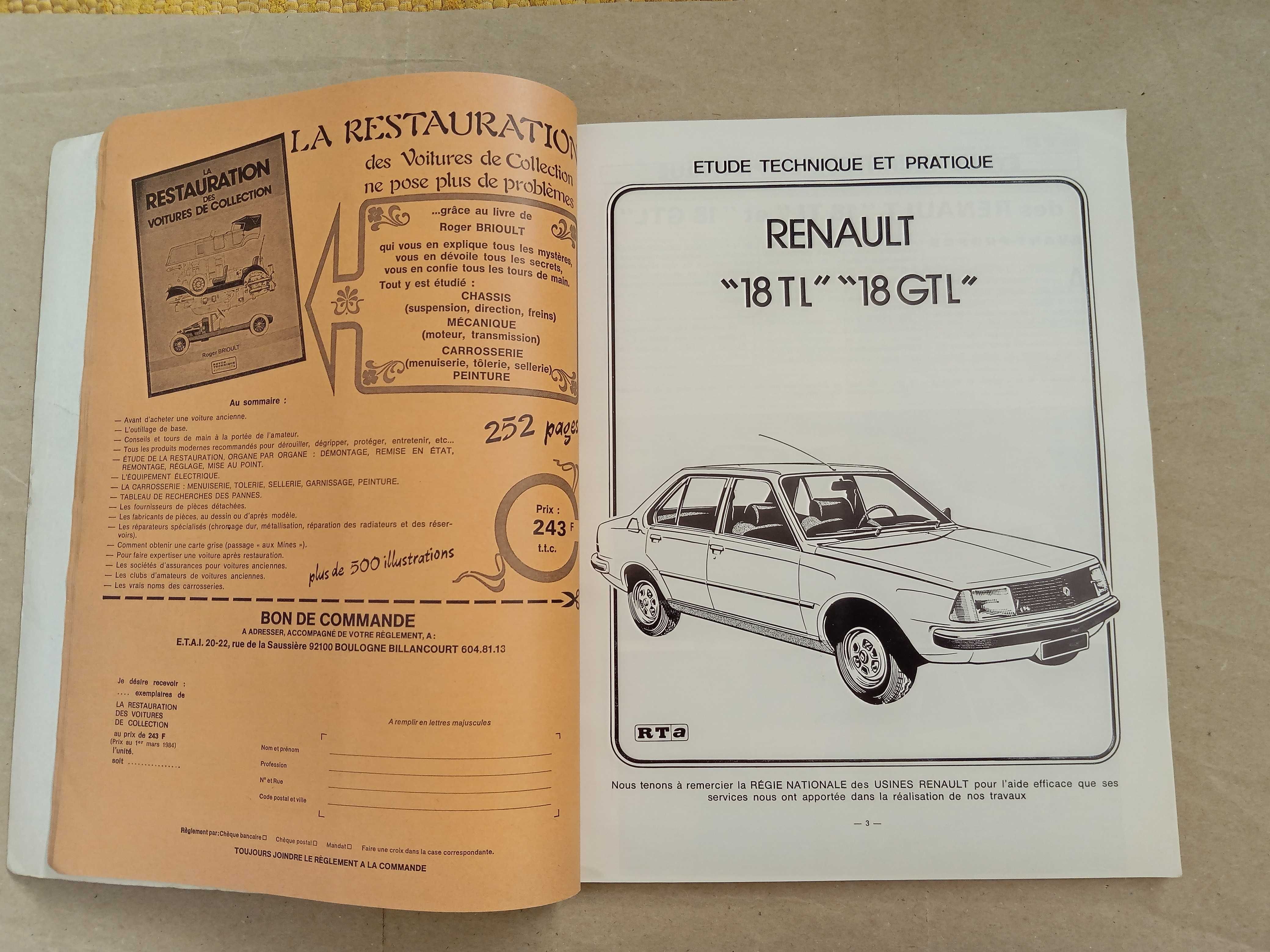 RTA Renault 18 Berline / Break