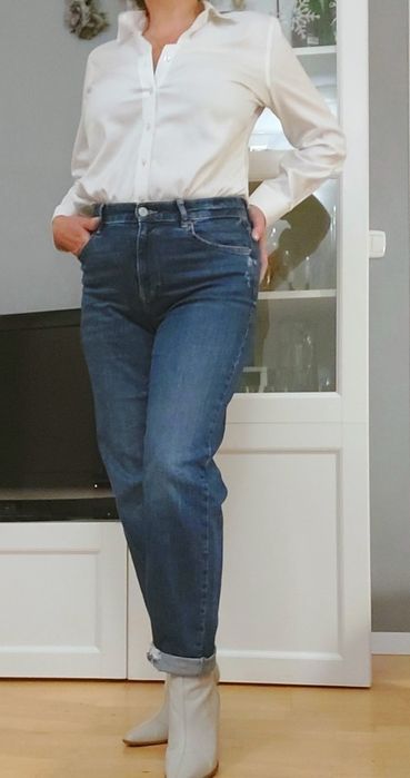 Spodnie jeans M&S boyfriend 38 około L / XL