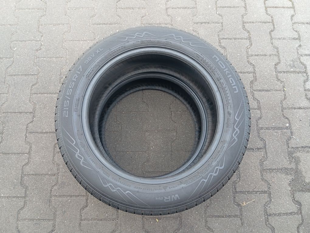 4szt zimówki Nokian WRA4,  215/55/17 98V XL gumy 6,5-7