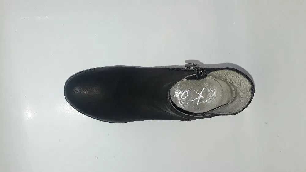 Buty damskie na koturnie rozm. 38. skóra naturalna