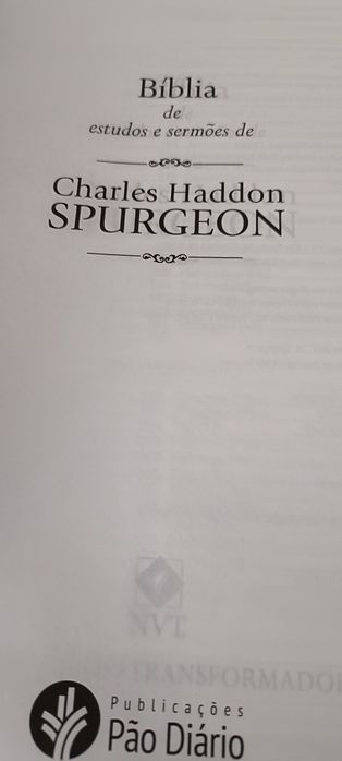 Bíblia Sagrada estudos de Charles Spurgeon
