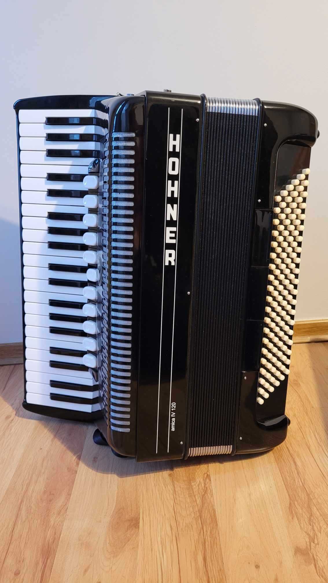 Akordeon HOHNER 120 Basów + Futerał Stan Bardzo Dobry Warszawa