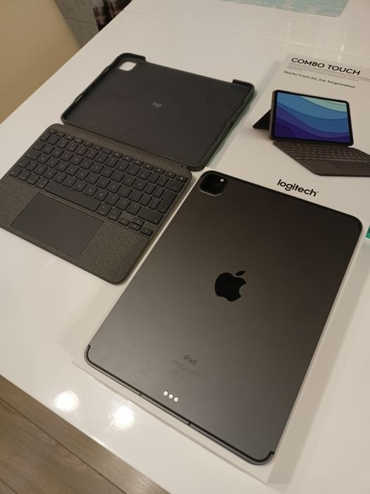 iPad 11 Pro 3gen 256GB Cellular+Wi- Fi Klawiatura Logitech combo touch