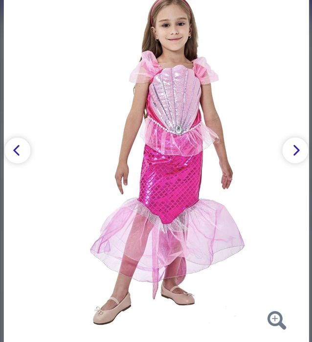 Карнавальна сукня русалки на 3-4 роки