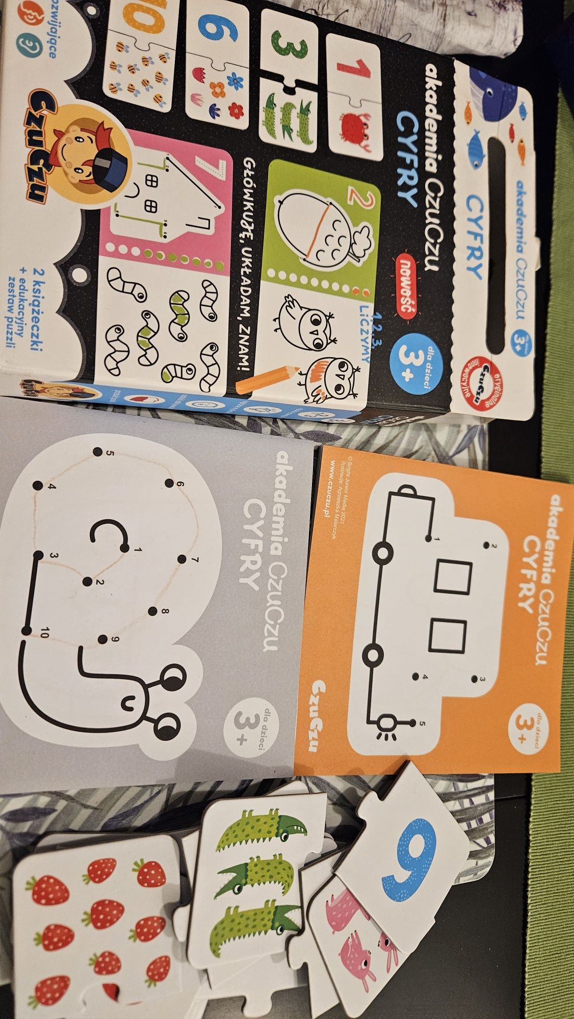 Akademia Czuczu cyfry 3+ puzzle