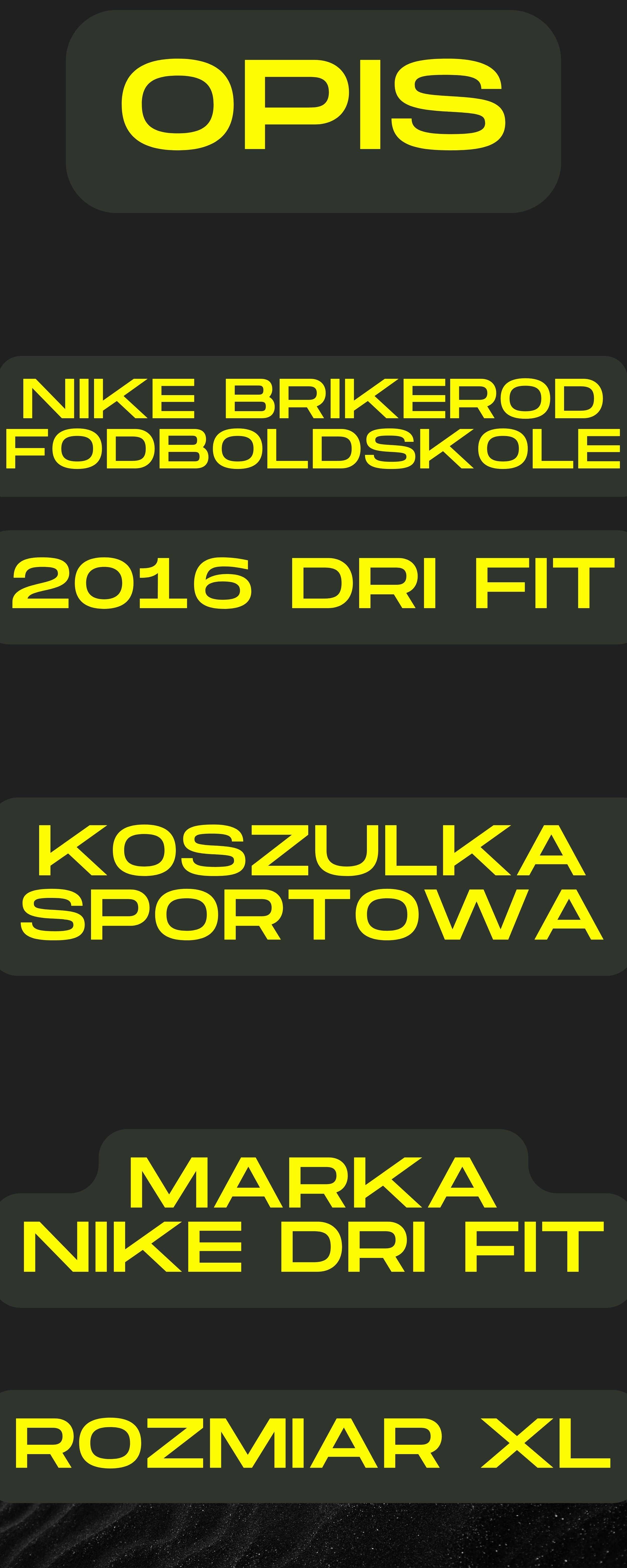 Koszulka Sportowa Nike BRIKEROD FODBOLDSKOLE 2016