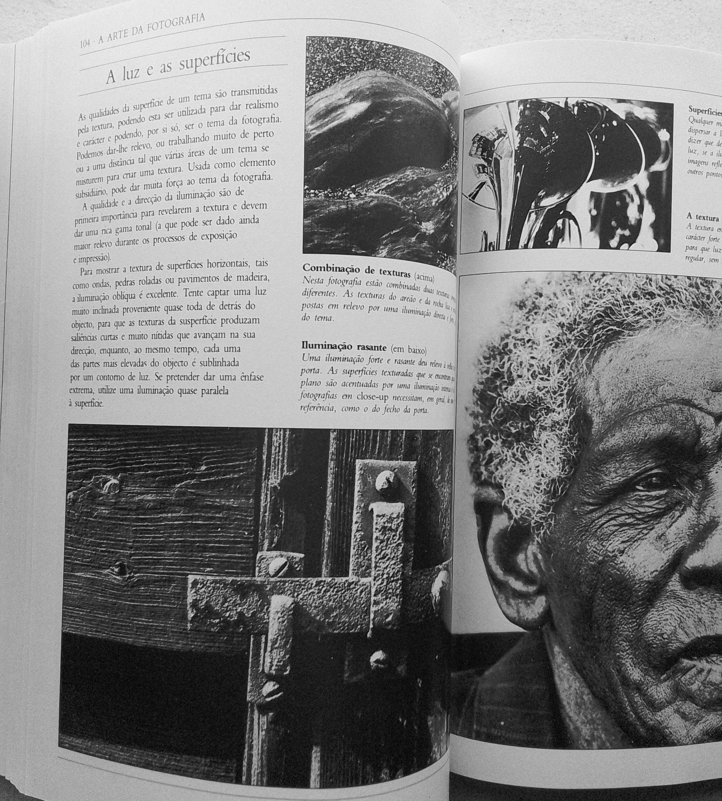 Três livros sobre fotografia