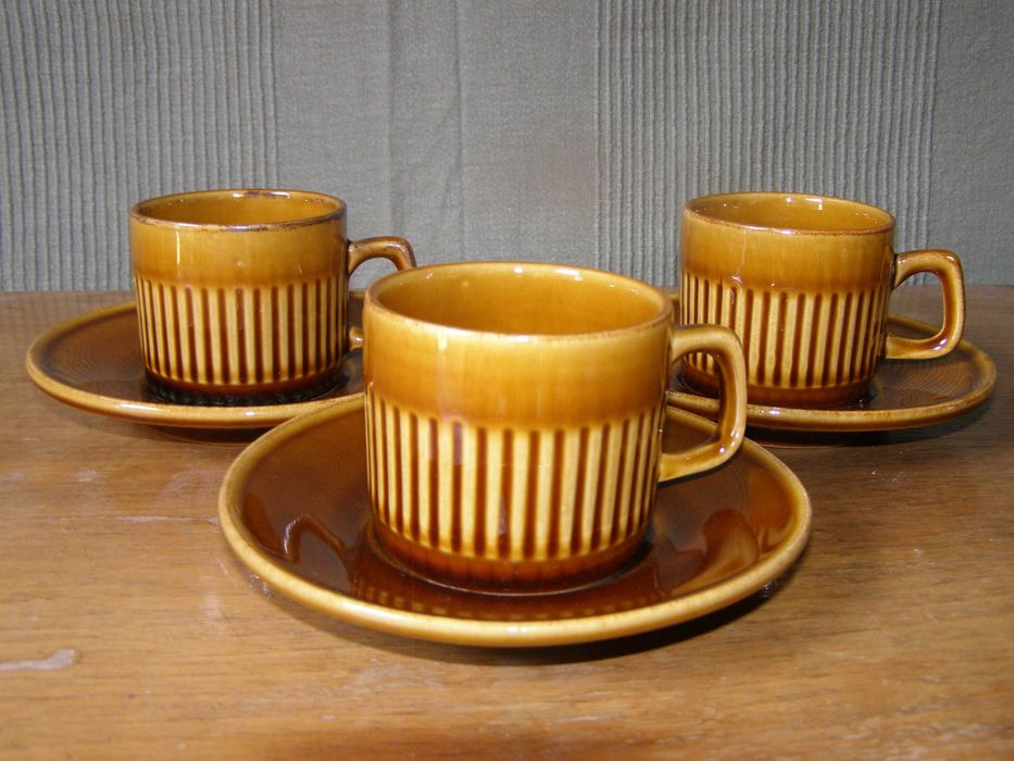 Filiżanki Kera Vitral Czechosłowacja lata 70-te